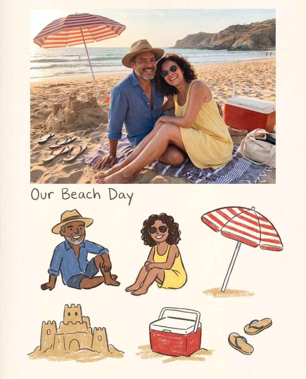 Our Beach Day, a real run on Leap