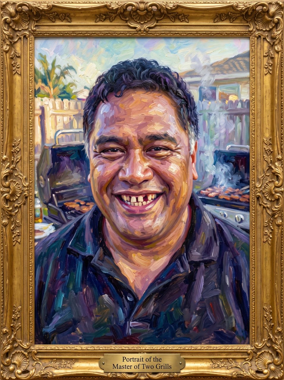 Portrait of the Master of Two Grills, a real run on Leap