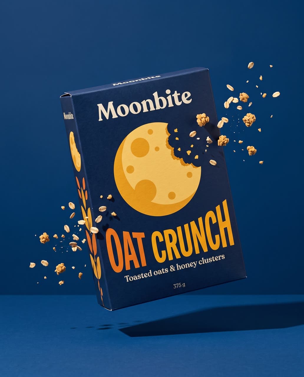 Moonbite Oat Crunch, a playful launch shot, a real run on Leap