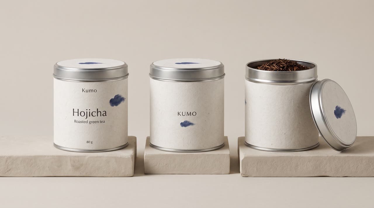 Kumo Hojicha, a Japanese tin set, a real run on Leap