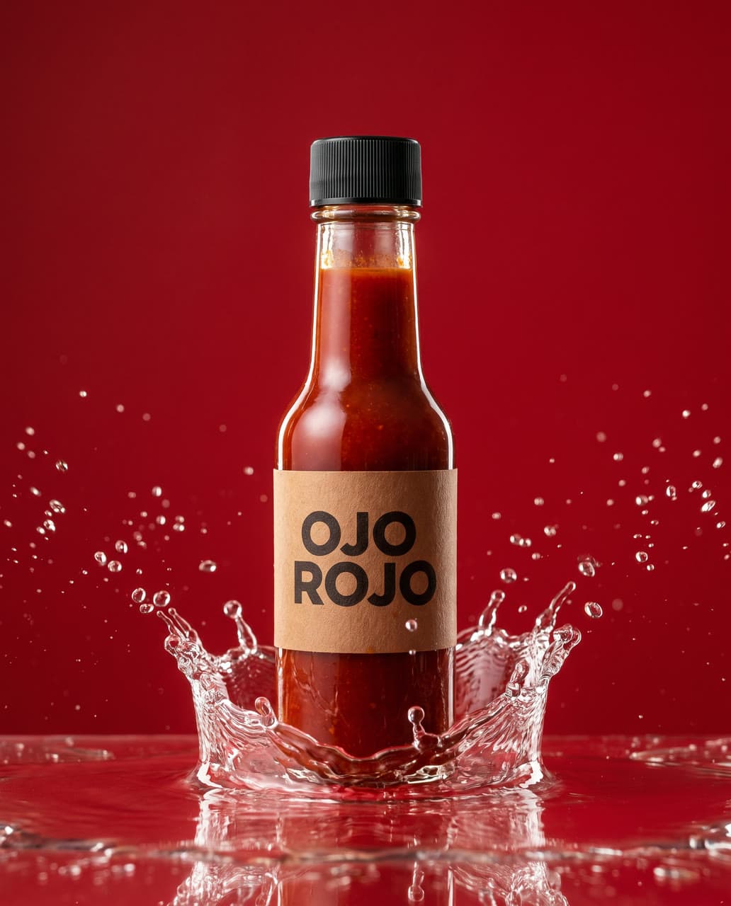 Hot sauce in a red splash, a real run on Leap