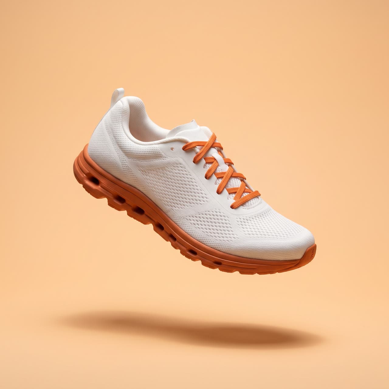 Runner floating on peach, a real run on Leap
