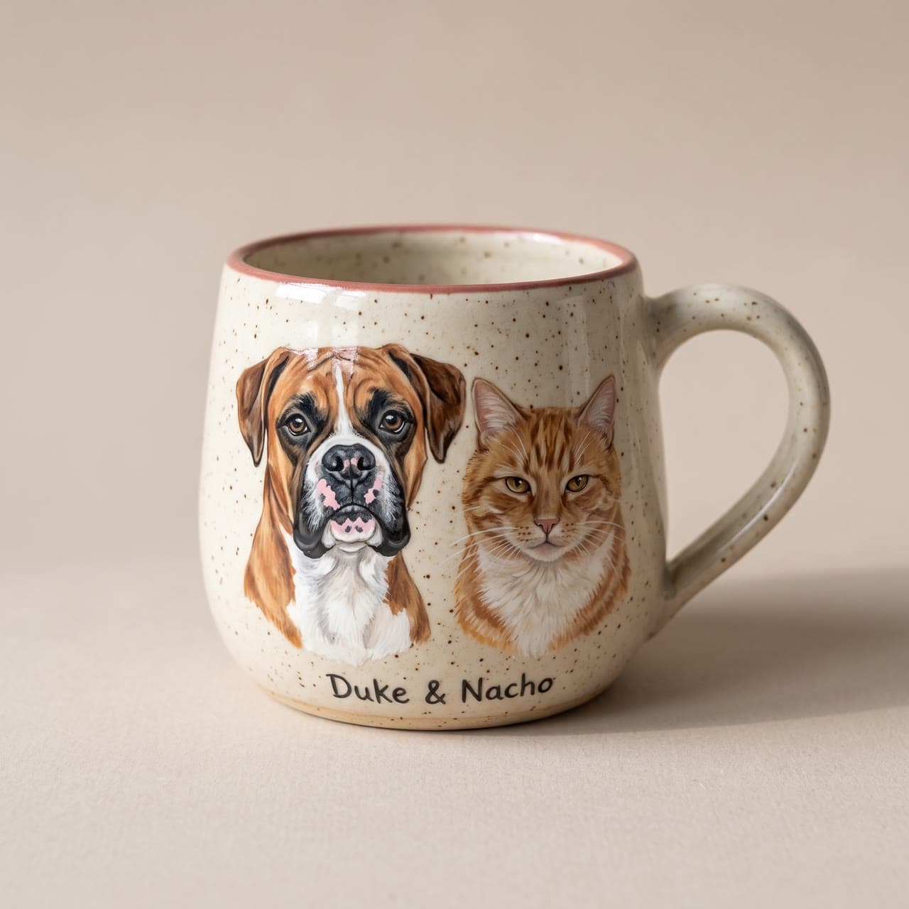 Duke & Nacho's mug, a real run on Leap