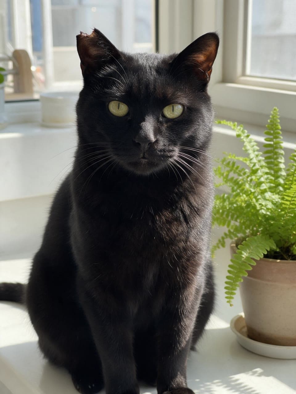 The photo the one-eared cat, queen started from