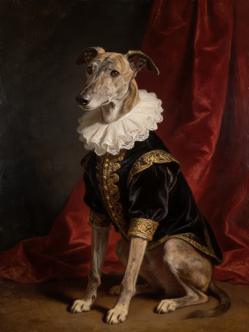 The greyhound, Renaissance noble, a real run on Leap