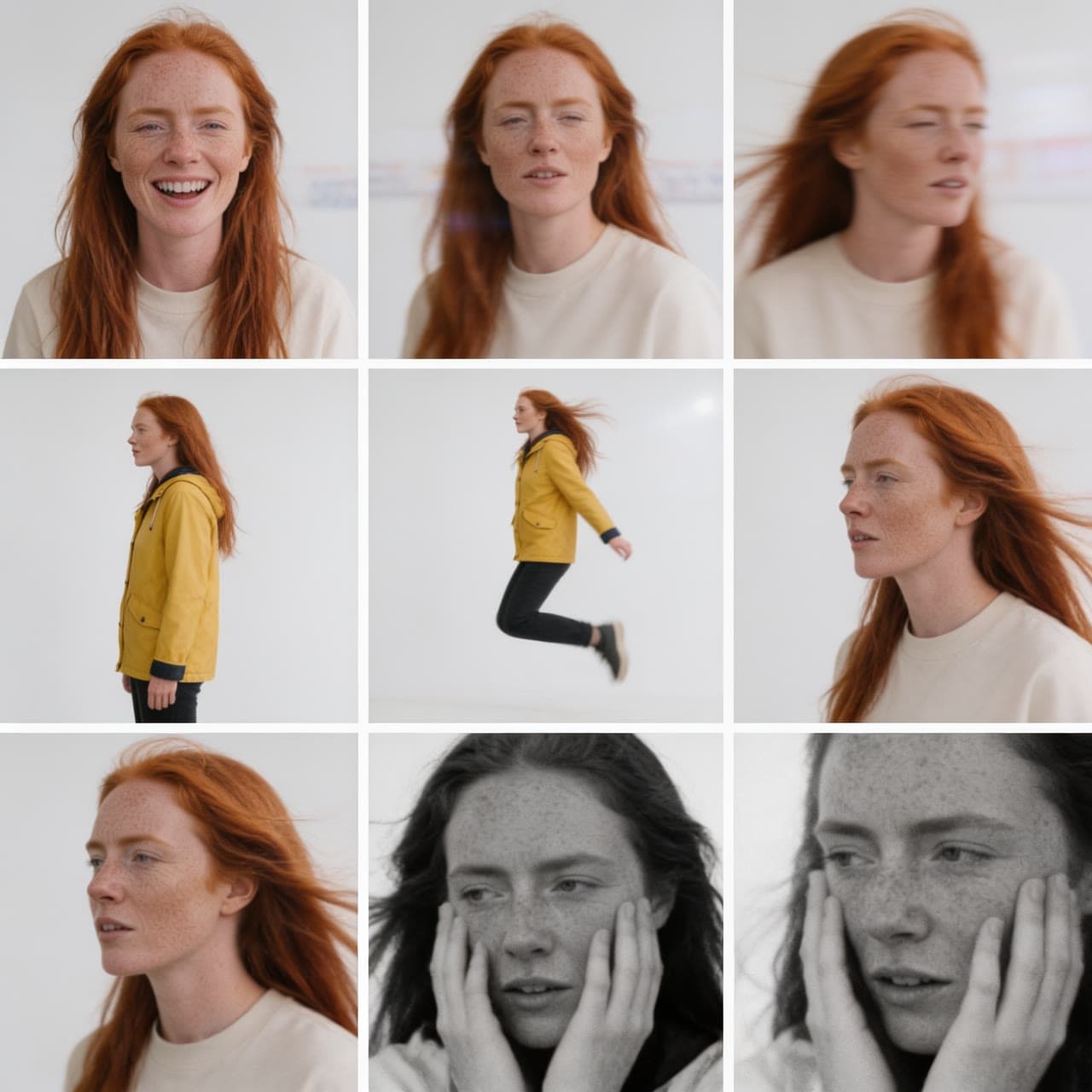 Copper hair and freckles, studio outtakes, a real run on Leap