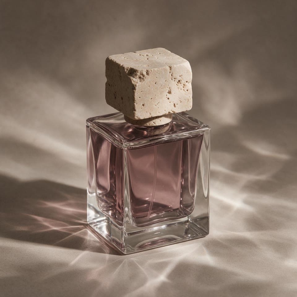 The photo perfume in a splash, deep voice started from