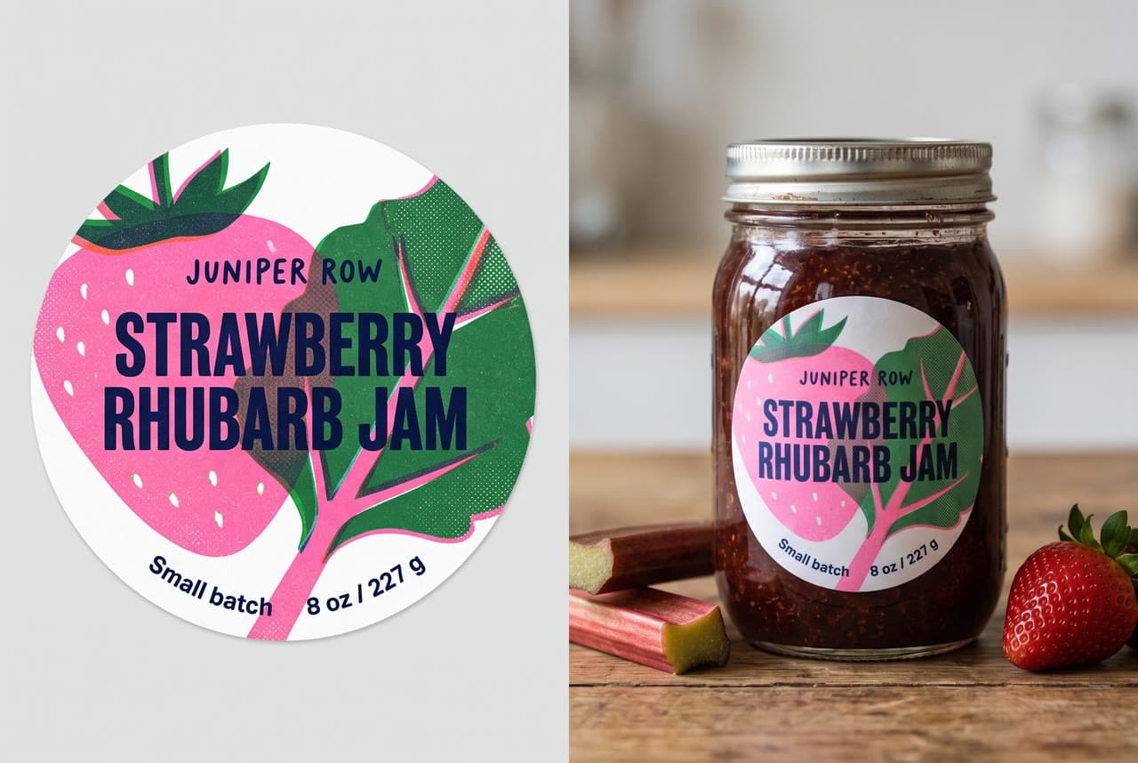 Strawberry Rhubarb Jam, a risograph label, a real run on Leap