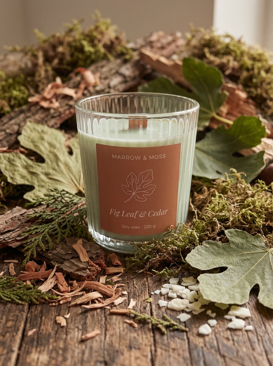 A candle among what it's made from, a real run on Leap