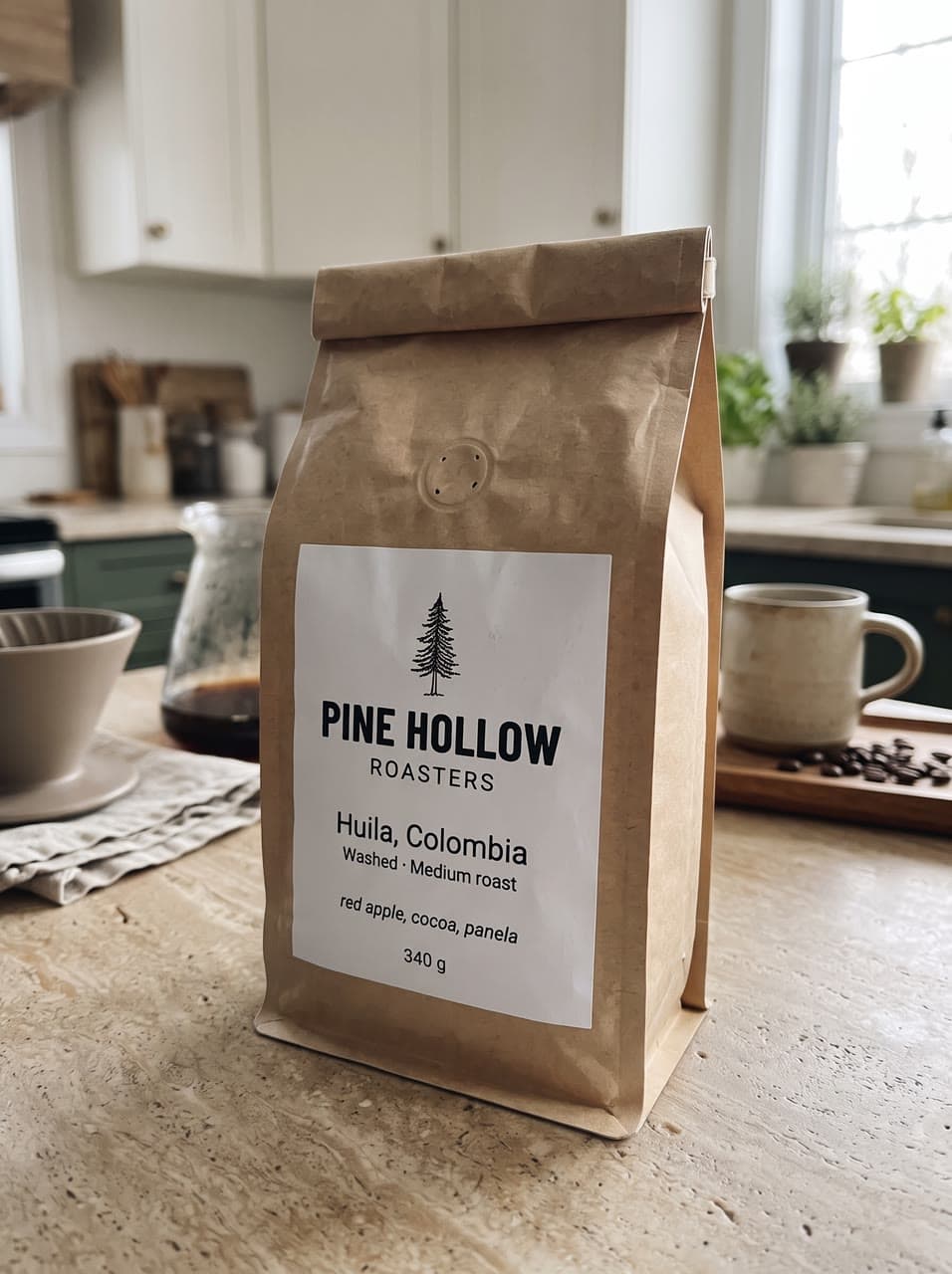 A bag of coffee at home, a real run on Leap