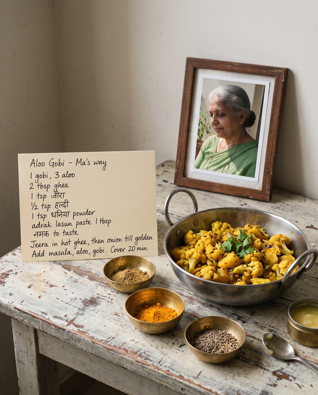Ma's aloo gobi, Surprise me, a real run on Leap