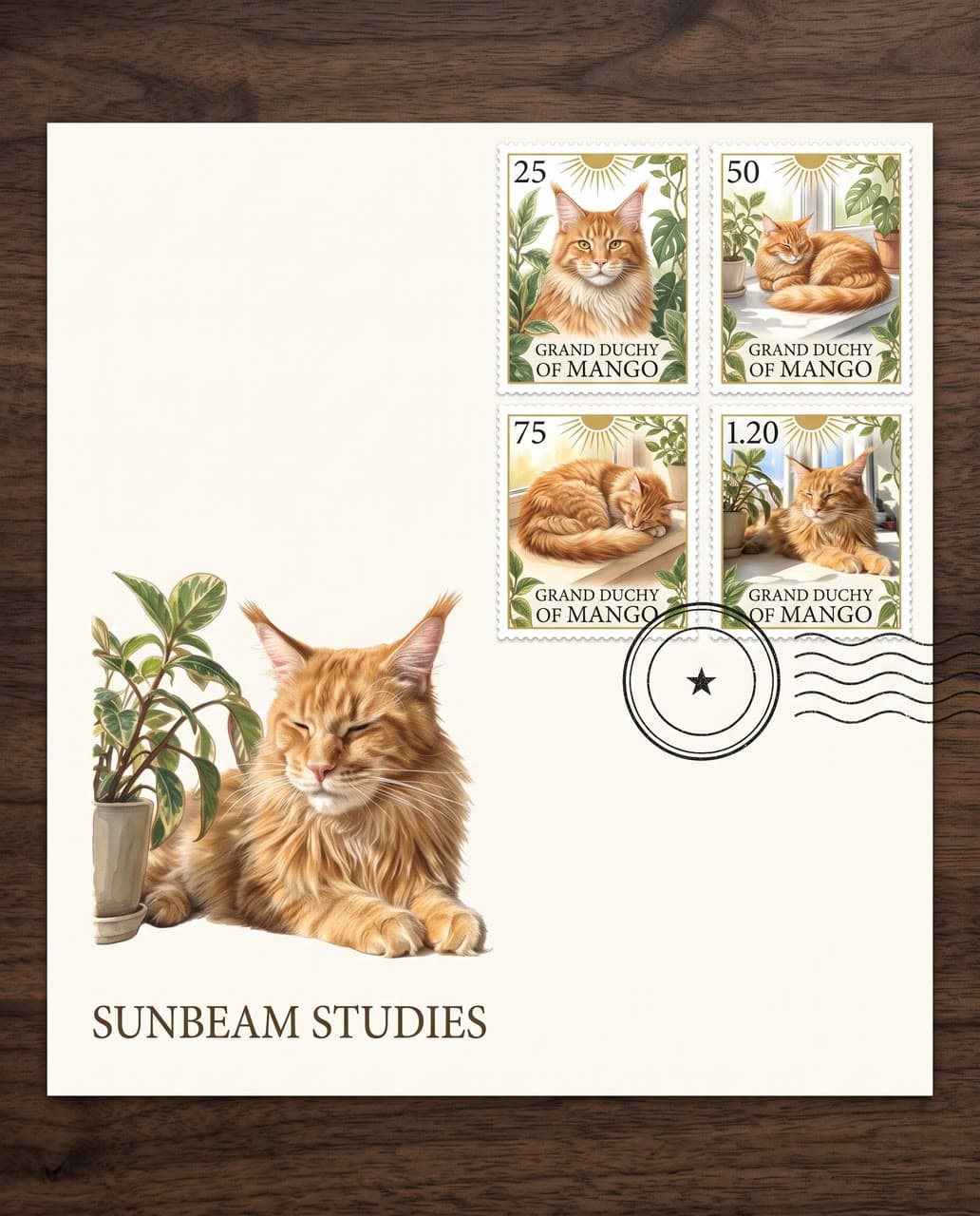 Sunbeam Studies, a botanical first day cover, a real run on Leap