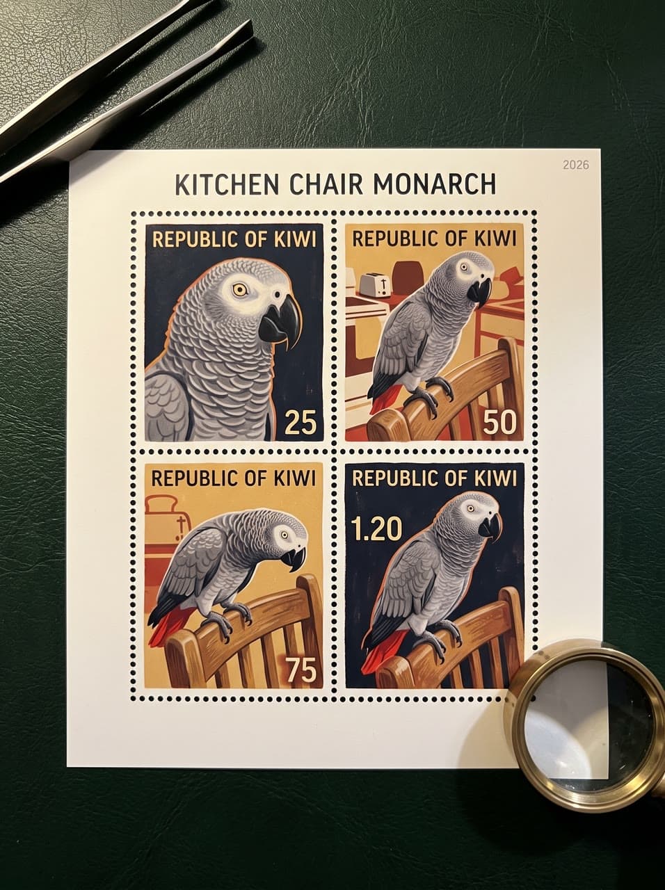 Kitchen Chair Monarch, on the collector's desk, a real run on Leap