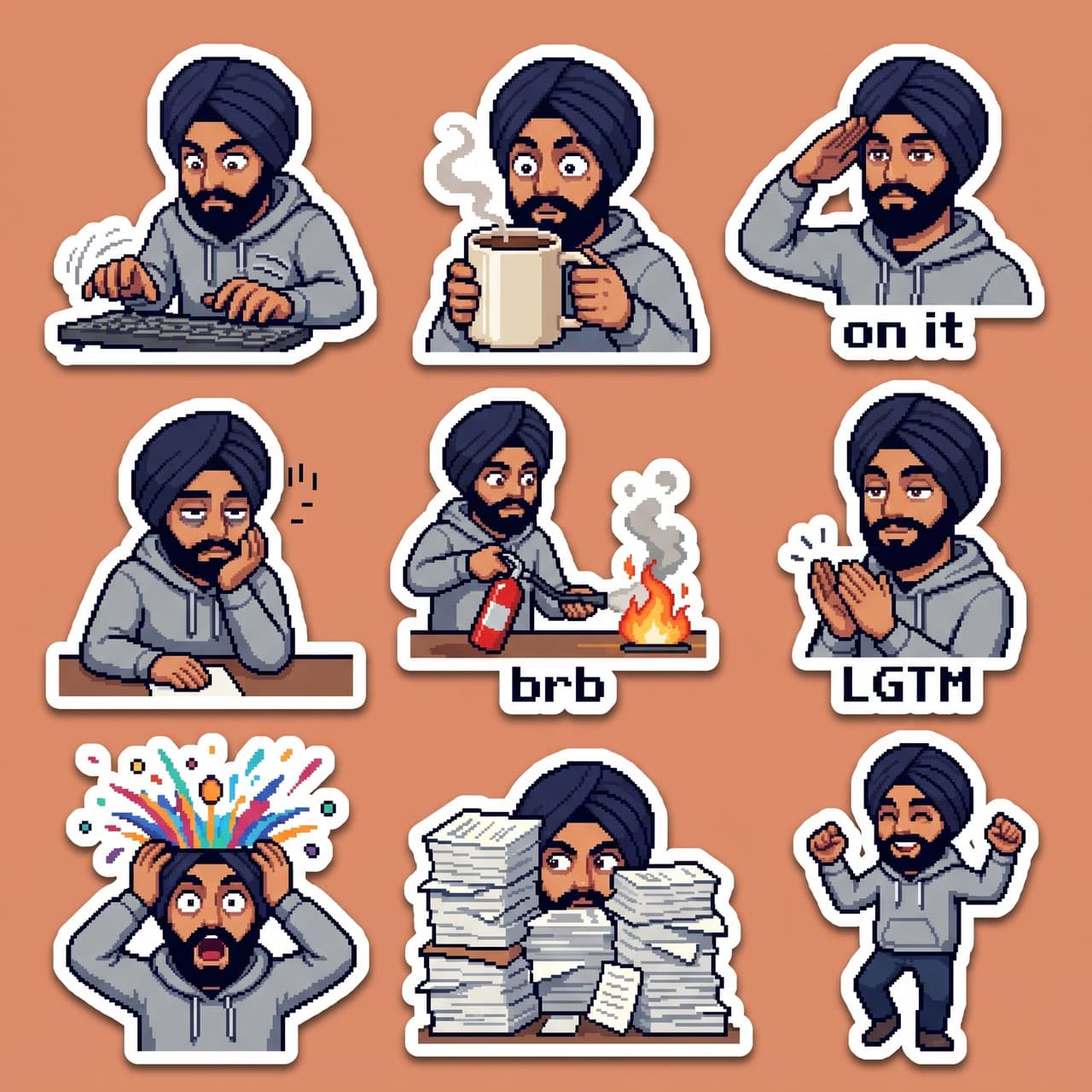 Harpreet, a pixel work pack, a real run on Leap