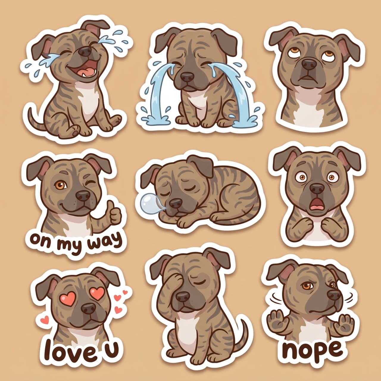 A pit bull, a chibi reactions pack, a real run on Leap