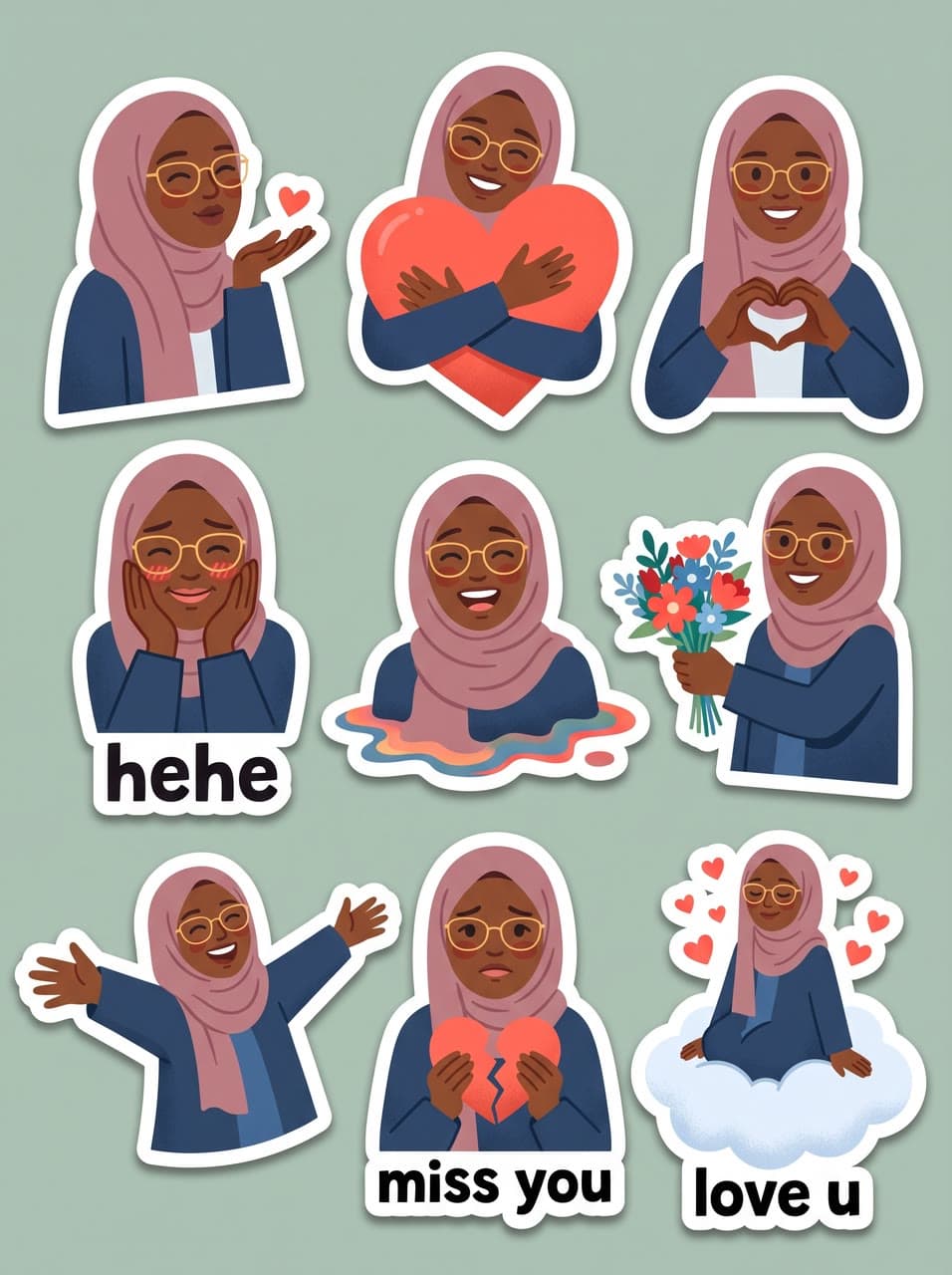 Hodan, a flat vector love pack, a real run on Leap