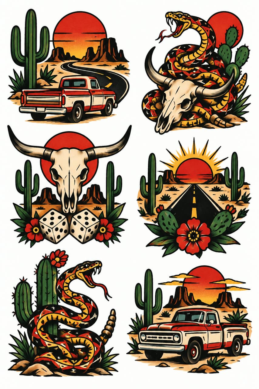 A desert road trip flash sheet, a real run on Leap