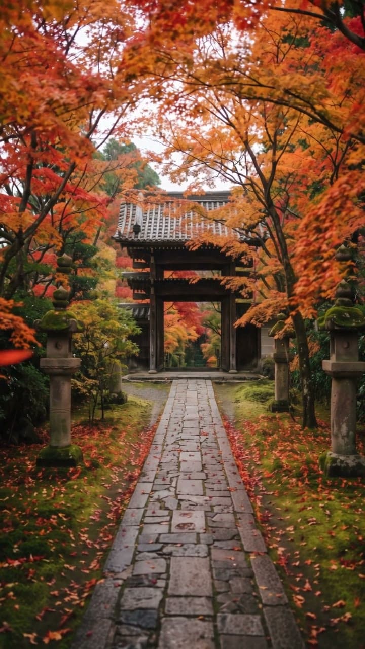 Kyoto, a walk up the temple path, a real run on Leap