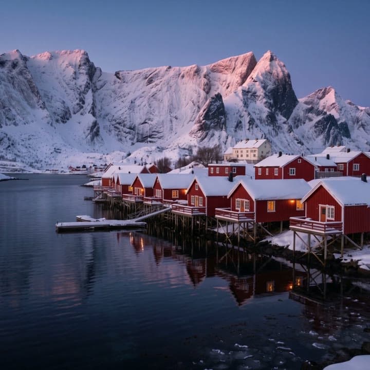 Lofoten, a drone rise, a real run on Leap