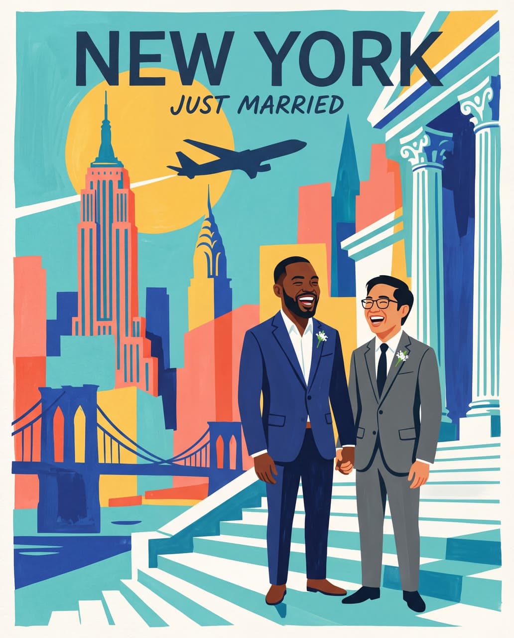 New York, a jet-age poster, a real run on Leap