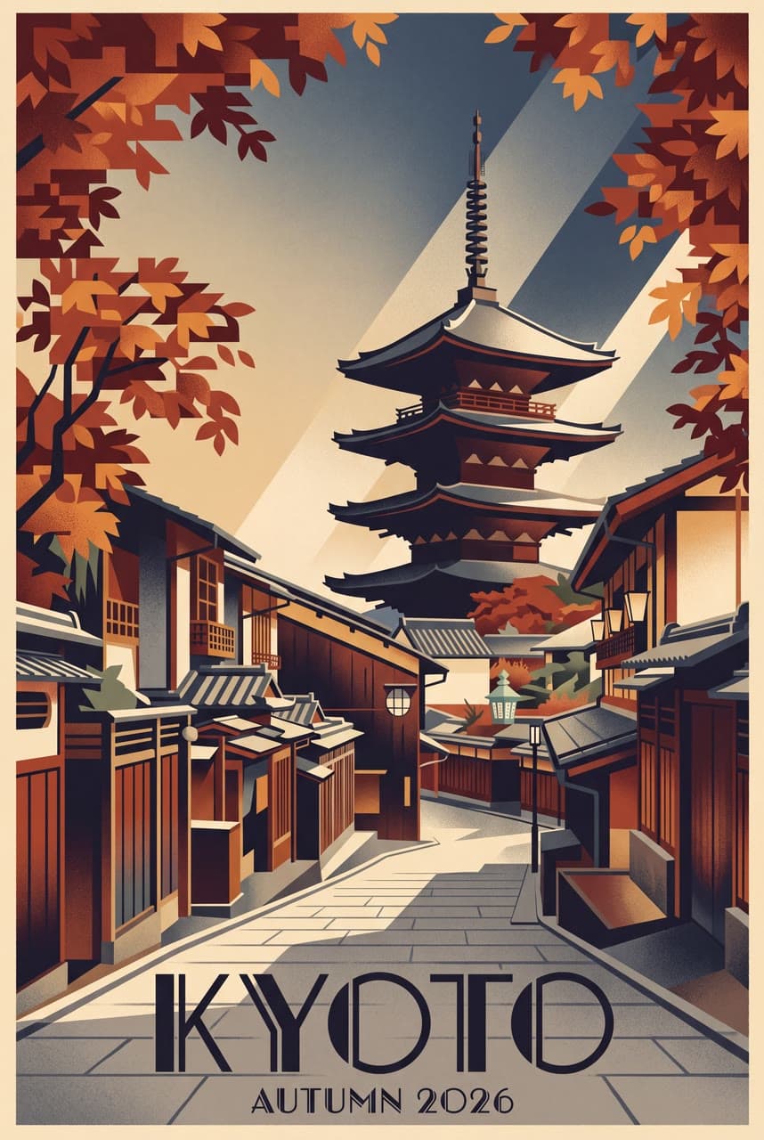 Kyoto, the place alone, a real run on Leap