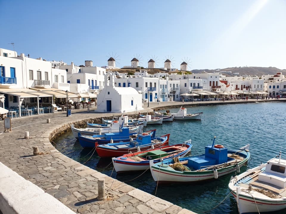 The photo mykonos, surprise me started from