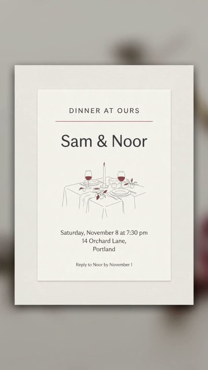 Sam & Noor, a burgundy gatefold untied, a real run on Leap