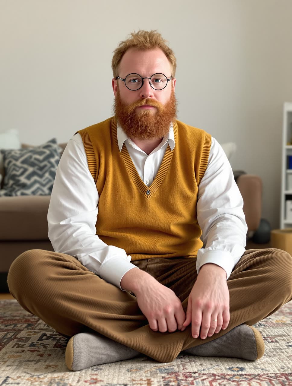 The photo the cat's slow pen swipe, played by a bearded man started from