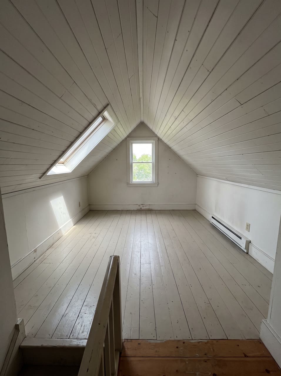 The photo an attic bedroom, matched to the room started from