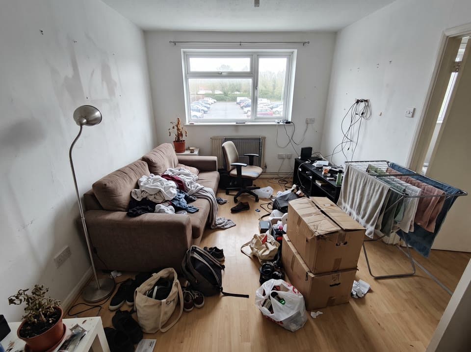 The photo a scandinavian living room, cleared first started from