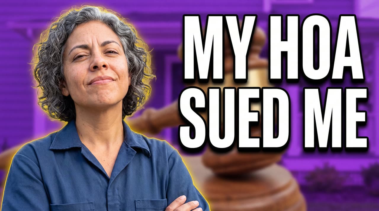 My HOA sued me, a real run on Leap